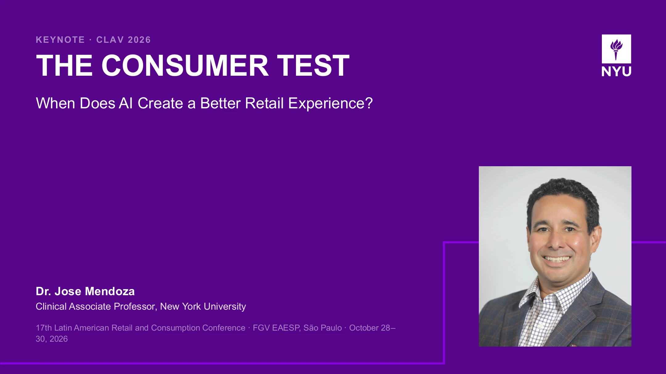 Slide 1: The Consumer Test